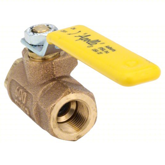 Apollo 7010201 Manual Two - Way Ball Valve 3/8 in, Bronze, Straight, FNPT x FNPT, 600 psi Max. Pressure (CWP) - KVM Tools Inc.KV6KK48