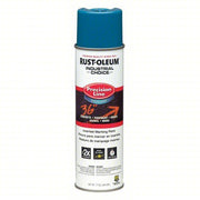 Rust - Oleum 203031 Precision Line Marking Paint Inverted Paint Dispensing, Caution Blue/APWA Blue, 17 oz - KVM Tools Inc.KV6KP33