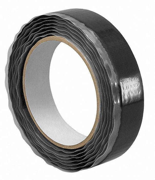 3M SJ3522 Hook-and-Loop Fastener, Hook, Black, 1 in x 30 ft Roll