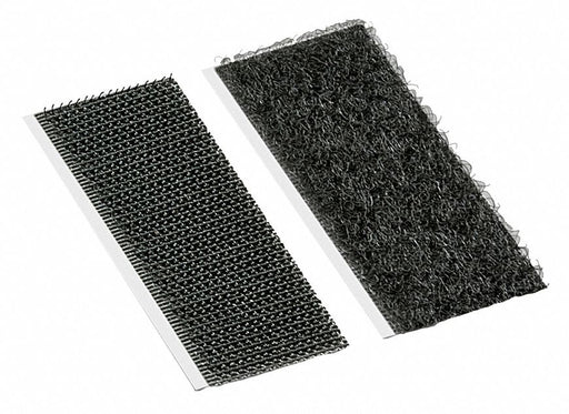 3M SJ3526N/SJ3527N Hook-and-Loop Strips, 1 in x 3 in, Black, PK100