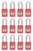Master Lock S33KAS12RED Lockout Padlock