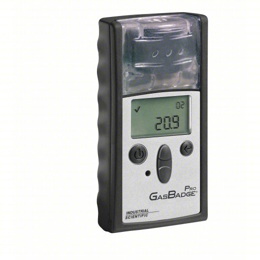 Industrial Scientific 18100060 - 6 Single - Gas Detector IP64, GasBadge Pro, Lithium, LED - KVM Tools Inc.KV8Y885