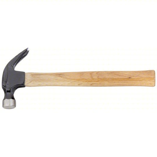 Stanley 51 - 616 Curved Claw Hammer Steel, Textured Grip, Wood Handle, 16 oz Head Wt, 13 in Overall Lg, Smooth - KVM Tools Inc.KV6R252