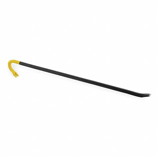 Stanley 55 - 130 Slotted Claw Ripping Bar Chisel/Claw End, 30 in Overall Lg, 1 1/4 in End Wd, T No - KVM Tools Inc.KV6R305
