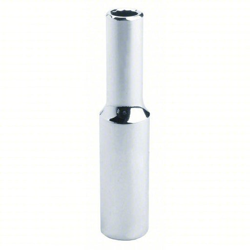 Proto J4713LTM Socket 1/4 in Drive Size, 13 mm Socket Size, 12 - Point, Deep, Chrome - KVM Tools Inc.KV429M72