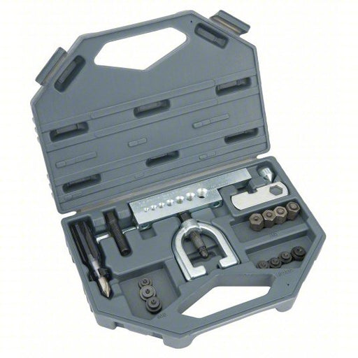 Proto JFP501 Flaring Tool Kit Double 45 Degree/Single 45 Degree/Single Bubble Flare, Aluminum/Copper/Steel - KVM Tools Inc.KV6RKR5