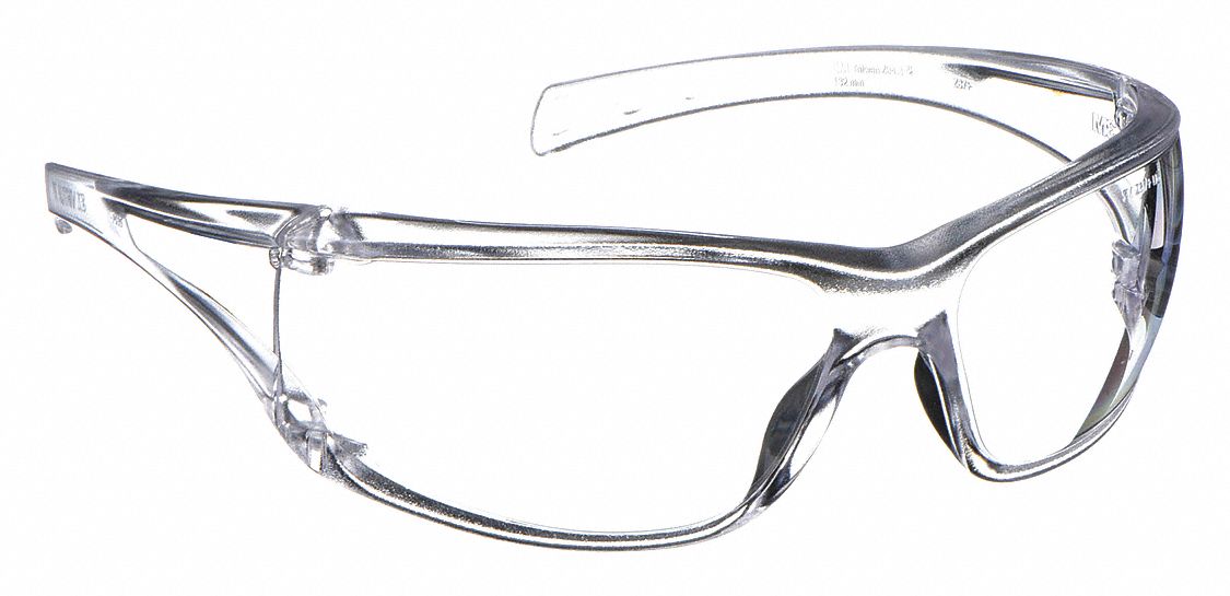 3M 11819-00000-20 Safety Glasses, Clear Lens, Frameless, AP Series, Anti-Fog, ANSI Z87.1