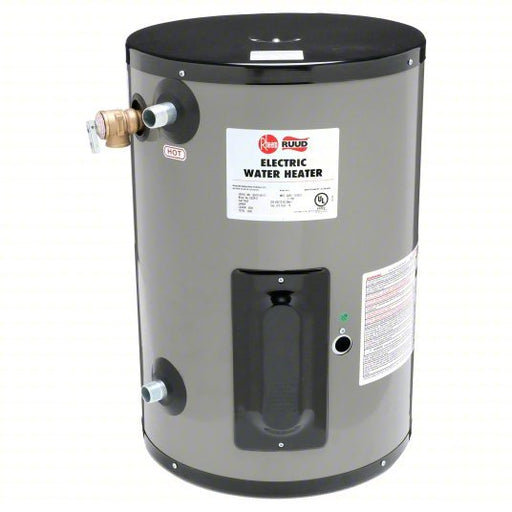 Rheem EGSP10 208V Point-of-Use Electric Water Heater 208V, 10 gal, 6,000 W, Single Phase, 22.87 in Ht - KVM Tools Inc.KV6UT02