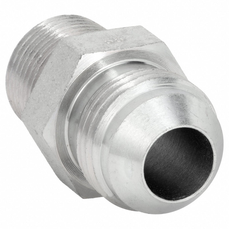 Aeroquip 2021-4-6S Hydraulic Hose Straight Adapter, NPT Threaded x JIC Threaded, Male x Male, Rigid, Straight PK5