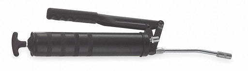 Lincoln G102 Manual Grease Gun, Lever-Grip Handle, Cartridge Load, Rigid Nozzle, Variable Stroke, Black, 14 oz