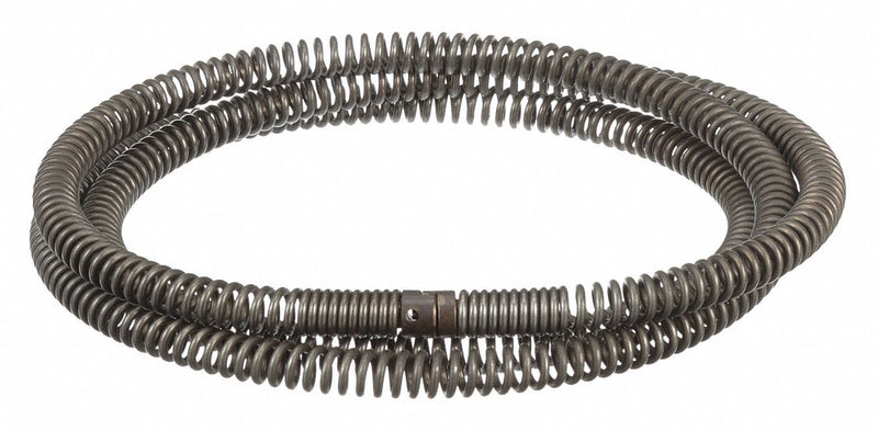Ridgid 62270 Drain Cleaning Cable, 5/8 in Dia., 7.5 ft Lg., Hollow Core, Coupling, 3 in Max. Pipe Dia.