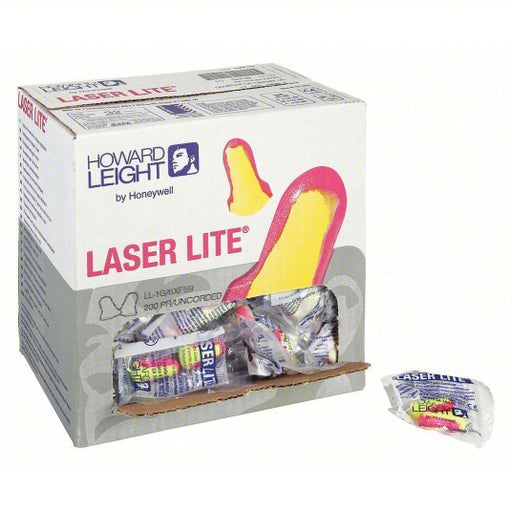 Honeywell LL-1 Ear Plugs Contoured-T, 32 dB NRR, Gen Purpose, Uncorded, Disposable, 200 PK - KVM Tools Inc.KV6XF59