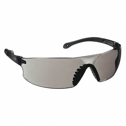 Radians RS1-21 Safety Glasses Gray Lens, Frameless, Anti-Fog, Gray Fra ...