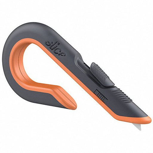 Slice 10400 Box Cutter 7 in Overall Lg, Ceramic Rounded Tip, Textured, Plastic, Black/Orange - KVM Tools Inc.KV6XVR1