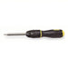 Stanley 68 - 010 Multi - Bit Screwdriver Phillips/Pozidriv/Slotted/Square/Torx Tip, 8 Tips, Magnetic - KVM Tools Inc.KV6XW12