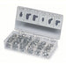 Lincoln 5469 Grease Fitting Kit Std Fitting, 1/4" - 28/1/8" - 27 Thread Size, NPT/PTF, 0°,45°,65°,90° Head Angle - KVM Tools Inc.KV6Y864