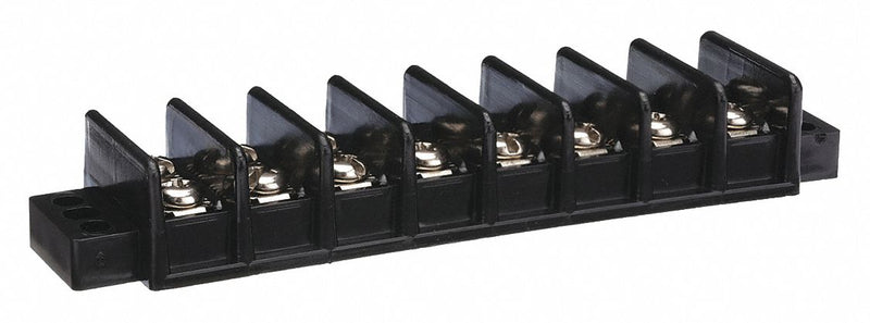 Approved Vendor 6YH66 Barrier Terminal Strip, 8 Poles, 22 AWG – 10 AWG For Wire Sizes, 30 A Max Current