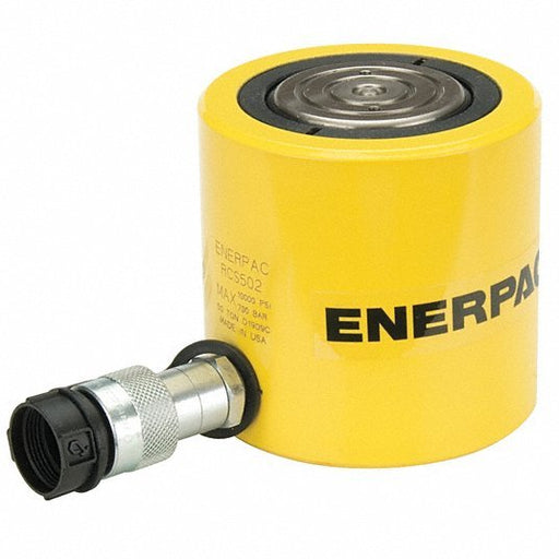 Enerpac RCS502 Hydraulic Ram: Single Acting, 50 ton Nominal Capacity, 2 in Nominal Stroke Lg, Steel - KVM Tools Inc.KV6Z272