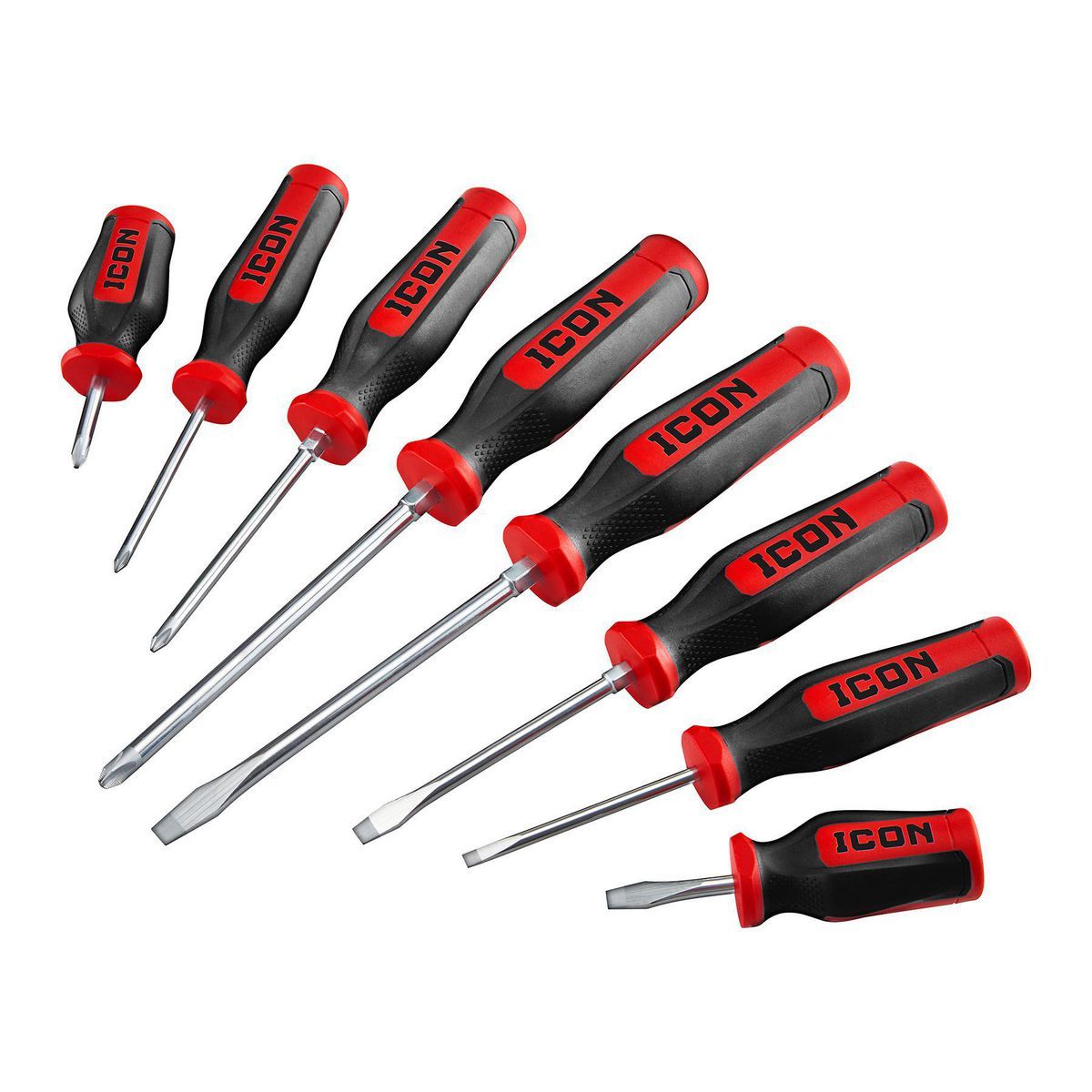 Icon ACSD-8/70309 Professional Mechanics Screwdriver Set, 8-Piece — KVM ...