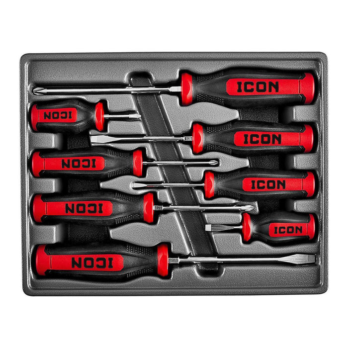 Icon ACSD-8/70309 Professional Mechanics Screwdriver Set, 8-Piece
