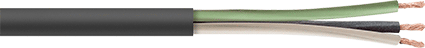 McMaster 7081K41 SOOW Cable Black Outer Insulation, 10 Gauge, 3 Wires - KVM Tools Inc.KV7081K41