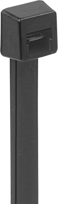 McMaster 7130K55 Nylon Plastic Cable Tie, Standard, 11" Long, 3" Max Bundle Diameter, Black, UV Resistant, Pack of 100