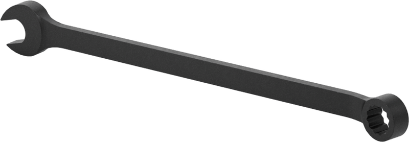 McMaster 71405A32 12-Point Combination Wrench, 7 mm, 5-3/16" Overall, Black-Oxide Steel