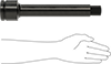 McMaster 7196A137 1-1/2" Square Drive Impact Socket, Extension, 15" Long
