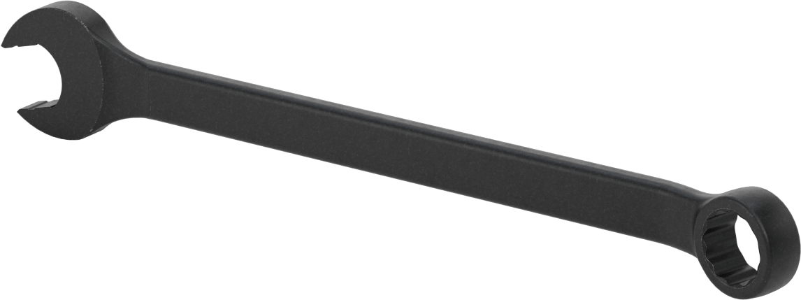 McMaster 7242A19 12-Point Combination Wrench, 7/8", 12-1/2" Overall, Black-Oxide Steel