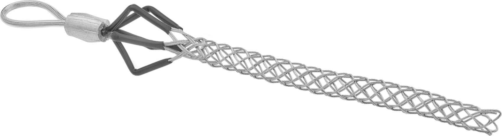 McMaster 7283K8 Cable Pulling Grip, Heavy Duty Double Weave, for 0.37"-0.49" Cable OD, Galvanized Steel, 520 lb