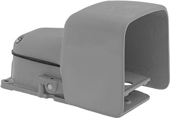 McMaster 7344K31 Wet - Location Foot Switch with Iron Housing with Safety Lever and Oversized Aluminum Guard, 1 Circuit - KVM Tools Inc.KV7344K31