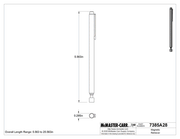 McMaster 7385A28 Magnetic Retriever, 5-9/16" - 25-9/16" Adjustable Overall Length, Stainless Steel