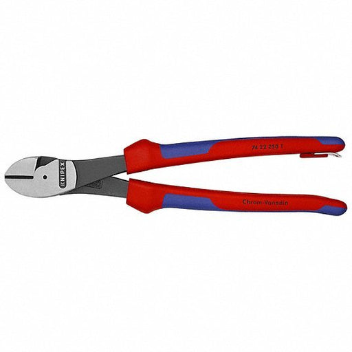 Knipex 74 22 250 T BKA High Leverage Diagonal Cutting Plier Std, Angled, Oval, 2 in Jaw Lg, 1 1/4 in Jaw Wd, Tether Ready - KVM Tools Inc.KV54JD74