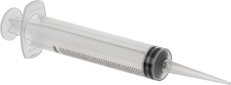 McMaster 7510A762 Plastic Syringe with Tapered Tip, Clear, 10 ml Capacity, Pack of 10