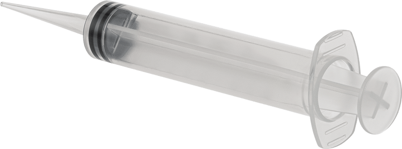 McMaster 7510A762 Plastic Syringe with Tapered Tip, Clear, 10 ml Capacity, Pack of 10