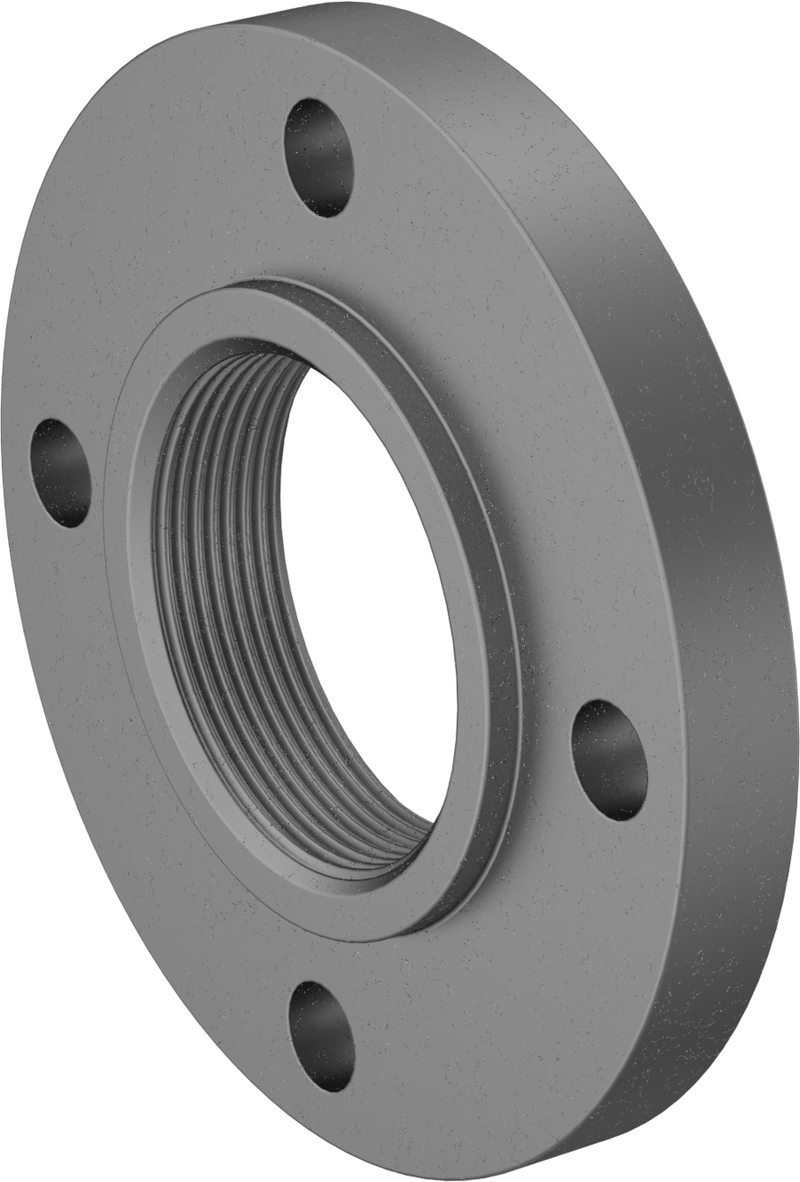 McMaster 7551K127 Low-Pressure Galvanized Steel Pipe Flange, 3 NPT, Class 150, ASME B16.5
