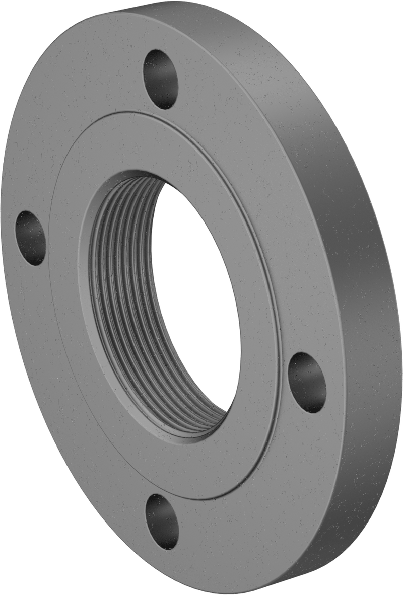 McMaster 7551K127 Low-Pressure Galvanized Steel Pipe Flange, 3 NPT, Class 150, ASME B16.5