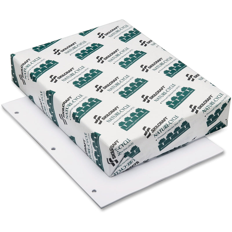 Ability One 7530-01-033-8891 Dual Purpose Copy Paper, 20 lb Paper Wt, 92 Brightness, 10 PK