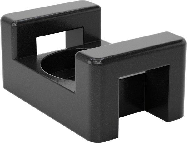 McMaster 7566K74 Cable Tie Mount, Screw-In, Two-Way, for 0.20" × 0.07" Cable Tie, Black, Pack of 100