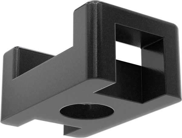McMaster 7566K74 Cable Tie Mount, Screw-In, Two-Way, for 0.20" × 0.07" Cable Tie, Black, Pack of 100