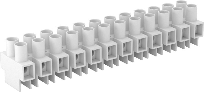 McMaster 7618K618 Short-Resistant Terminal Block, 600V AC/DC, Twelve 20A Circuits, Molex M800-01-12-5-M1