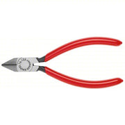 Knipex 76 81 125 Diagonal Cutting Plier Std, Straight, Oval, 7/8 in Jaw Lg, 5/8 in Jaw Wd, 5 in Overall Lg, Polished - KVM Tools Inc.KV38TG94