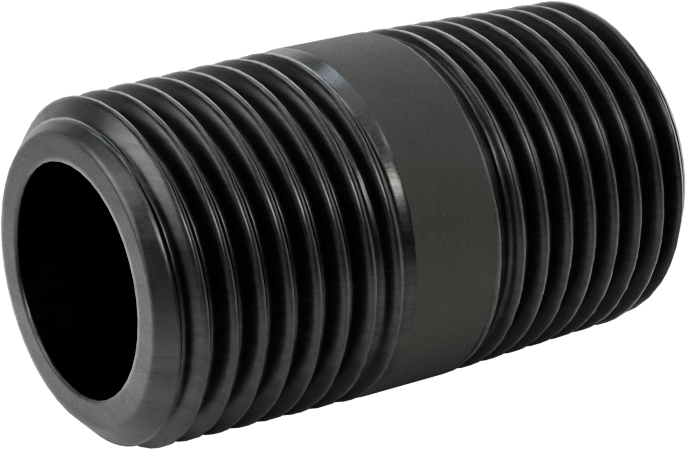 McMaster 7727K192 Thick-Wall Steel Seamless Pipe Nipple, Threaded on Both Ends, 1/2 Pipe Size, 1-1/2" Long
