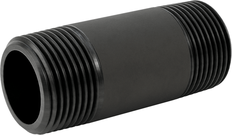 McMaster 7727K255 Thick-Wall Seamless Steel Pipe Nipple, 1 NPT, 3" Long, Sch 80, Threaded Both Ends, Class 300, US