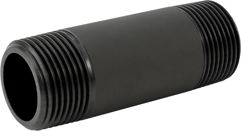McMaster 7727K256 Thick-Wall Seamless Steel Pipe Nipple, 1 NPT, 3-1/2" Long, Sch 80, Threaded Both Ends, Class 300, US