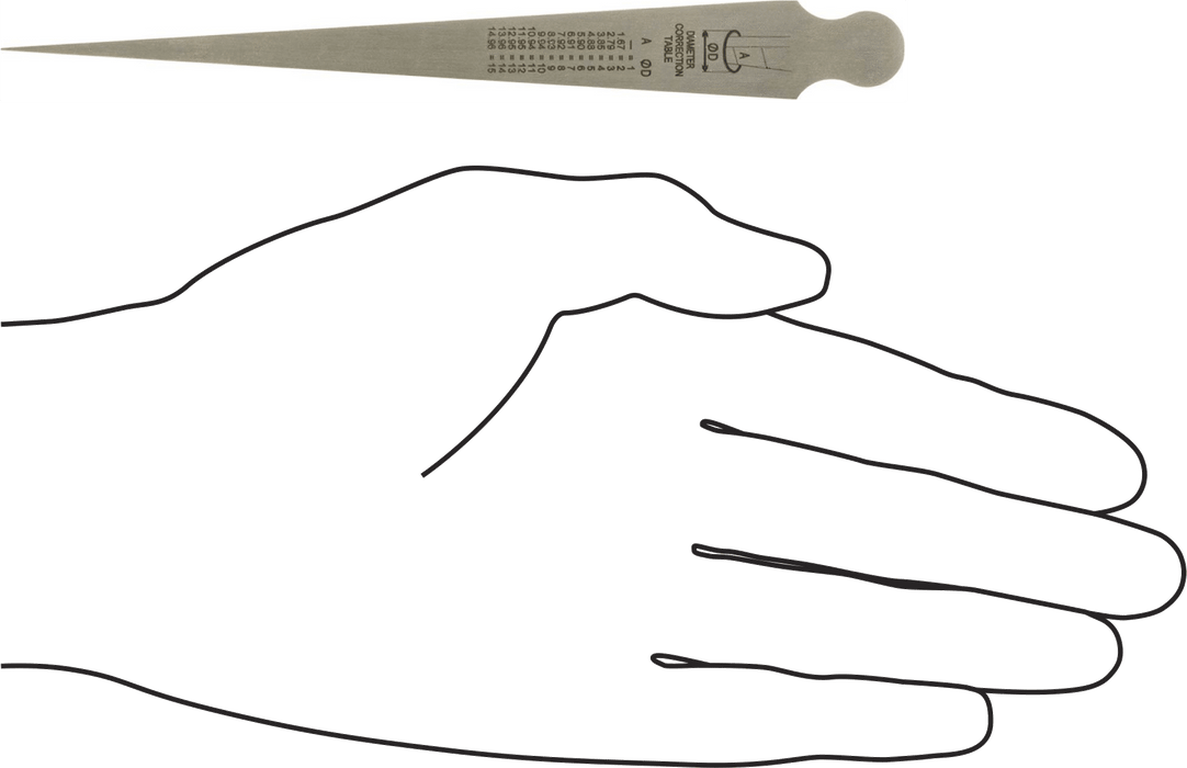 McMaster 7811N13 Tapered-Width Feeler Gauge, Stainless Steel, 0.8 mm to 15 mm Width Measuring Range