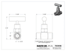 McMaster 7833K96 High-Pressure Precision Flow-Adjustment Valve, Metal-to-Metal Seat, 316 Stainless Steel Body, 1/4 NPT Female x Female