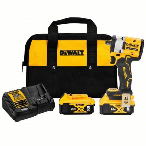 DeWalt DCF921P2 Cordless Impact Wrench 1/2 in Drive Size, 300 ft - lb Fastening Torque, 450 ft - lb Breakaway Torque - KVM Tools Inc.KV783GZ5