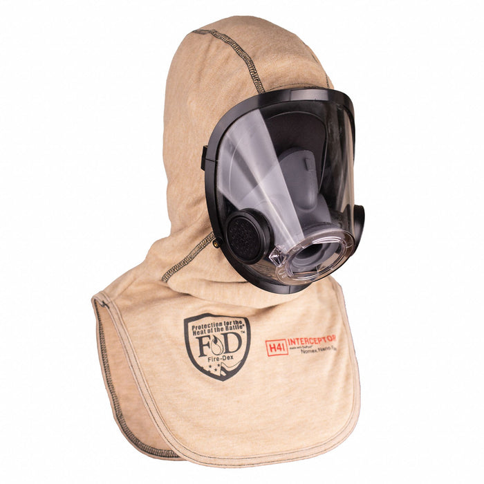 Fire-Dex H41L1NBFHOS Fire Hood, DuPont®/Nomex®/PBI(R)/Lenzing Blend (20%/80%) Material, 6 oz Fabric Wt, 21 in Lg