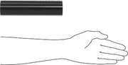 McMaster 7852K31 Wrap - Around Heat - Shrink Tubing with Locking Channel, 1.7" ID Before Shrinking, 8" Long - KVM Tools Inc.KV7852K31